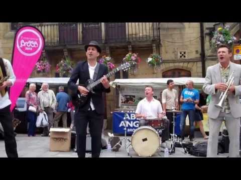 The Baghdaddies from Newcastle at Durham Brass Festival 2013