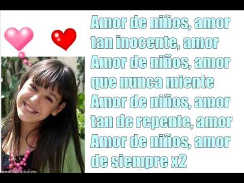 Amor De Niños Letra Danna Paola