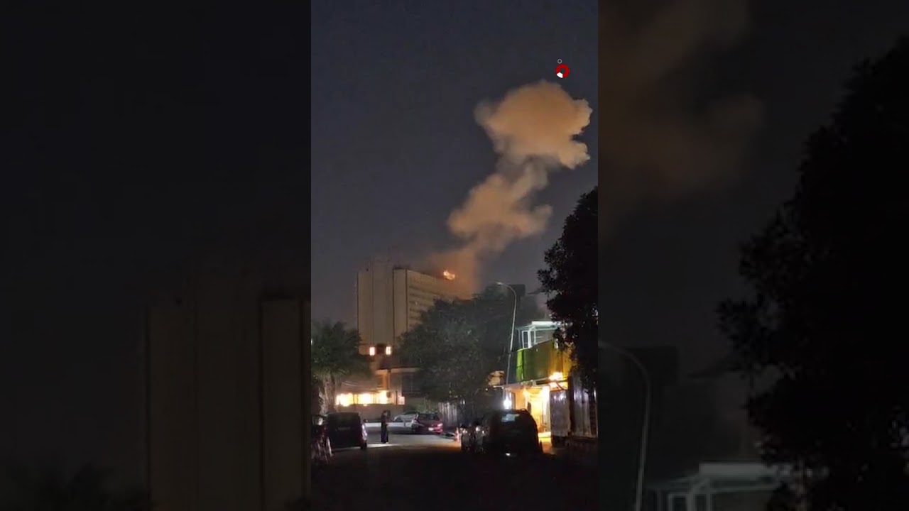 فيديو | استهداف فندق الرشيد في بغداد بطائرة مسيرة