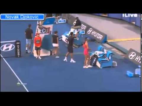 Novak Djokovic & Ana Ivanovic playing Gangnam style ( 강남스타일 )