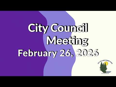 February 26, 2026 City Council Regular Meeting