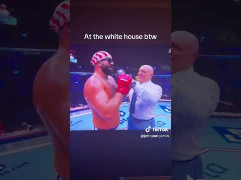 Trump “Michelle Obama is a man”💀😂 #trump #ufc 📸@ johnporkjamin