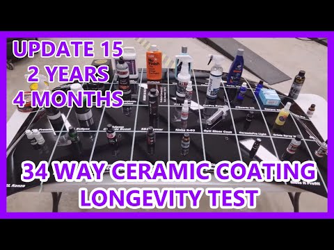 Ceramic Coating, Wax, Sealant Longevity Test - 34 WAY - UPDATE 15 - 2 YEAR 4 MONTH UPDATE