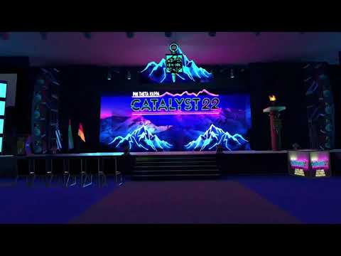 Phi Theta Kappa Virtual Catalyst General Session Hall Metaverse Model - 2022 Catalyst Edition