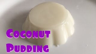 SIMPLE Coconut Milk Pudding Recipe (ONLY 4 ingredients) | 椰汁糕