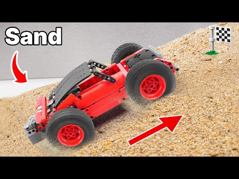 Off-Road LEGO Car Adventure: Crossing Natural Terrain | FM Lego Technic