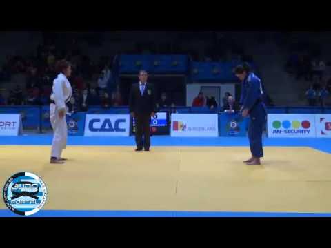 European Judo Open Women Oberwart 2013Bronze -63kg JOUNG Da-Woon (KOR) - UNTERWURZACHER (AUT)