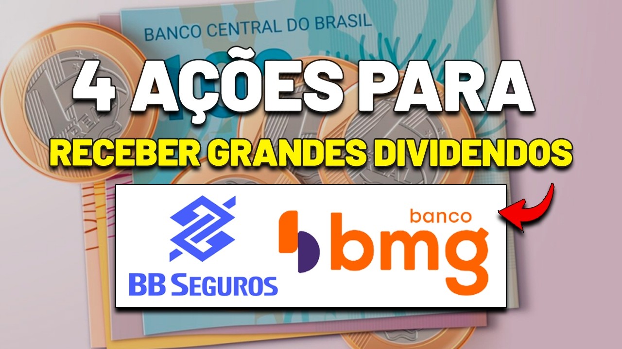 🚨ATÉ 12% DE DIVIDEND YIELD em 2026: BB SEGURIDADE, BMG, BRADESCO e ALLOS | BBSE3 BMGB4 BBDC3 e ALOS3