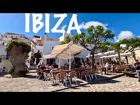 Dalt Vila Ibiza Walk/ The Most Beautiful Historic Area of Ibiza/ 4K UHD