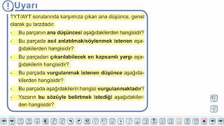 Eğitim Vadisi TYT Türkçe 9.Föy Paragrafta Anlam Konu Anlatım Videoları