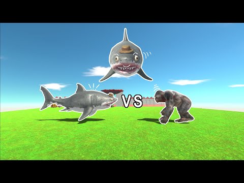 Megalodon VS All Units l Animal Revolt Battle Simulator 😱
