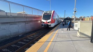 @caltrain Meet: Northbound Local #151 and getting on Southbound Express #526 at South San Francisco.