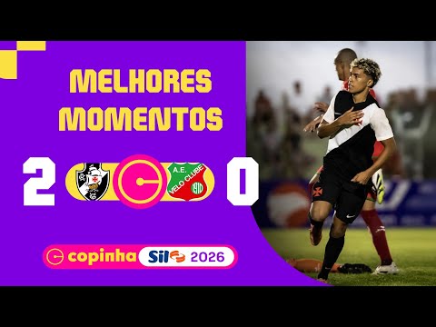 Gols e lances de Vasco da Gama x Velo Clube