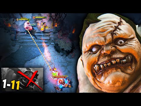 🔥 Pudge & Techies Combo - 100% DELETED Ursa From Lane No Mercy | Pudge Official