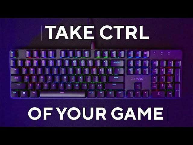 Clavier Trust GXT 871 Zora Alámbrico USB Interruptor Mecánico LED RGB Noir video