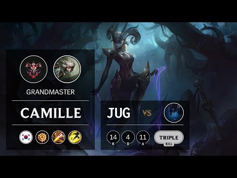 Camille Jungle vs Nocturne - KR Grandmaster Patch 9.11