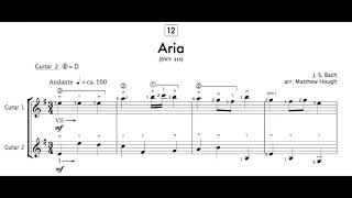 Matthew Hough: Aria, BWV 515 (J.S. Bach) | Music from the Notebook of Anna Magdalena Bach