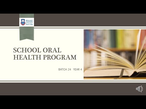SCHOOL ORAL HEALTH PROGRAM