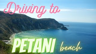 Driving to Petani beach - Kefalonia