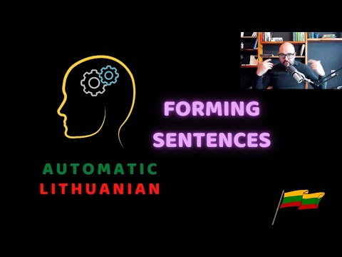 Lithuanian lessons for beginners - Forming Sentences