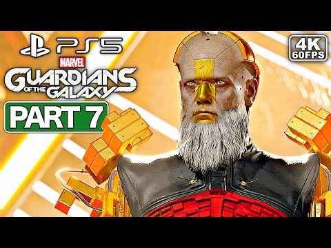 MARVEL'S GUARDIANS OF THE GALAXY Gameplay Walkthrough Part 7 [PS5 4K 60FPS] - No Commentary