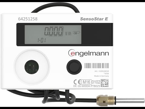 Wärmezähler "Sensostar" von Engelmann richtig ablesen und verstehen