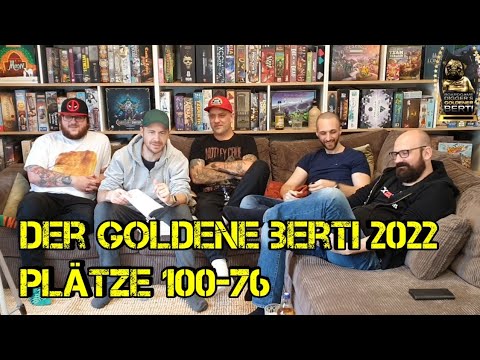 Der Goldene Berti 2022 - Plätze 100-76 - Boardgame Digger Communitypreis - Top 100 Spiele