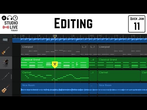 How to edit tracks in GarageBand iOS (iPhone/iPad) Video