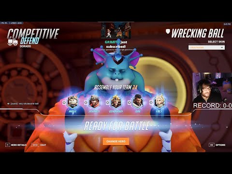 IS HAMMOND STRONG?! HUGE WRECKING BALL! HARBLEU HAMMOND GAMEPLAY OVERWATCH 2