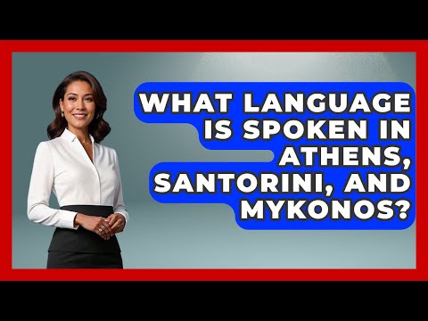 What Language Is Spoken In Athens, Santorini, And Mykonos? - Europe Travel Pros