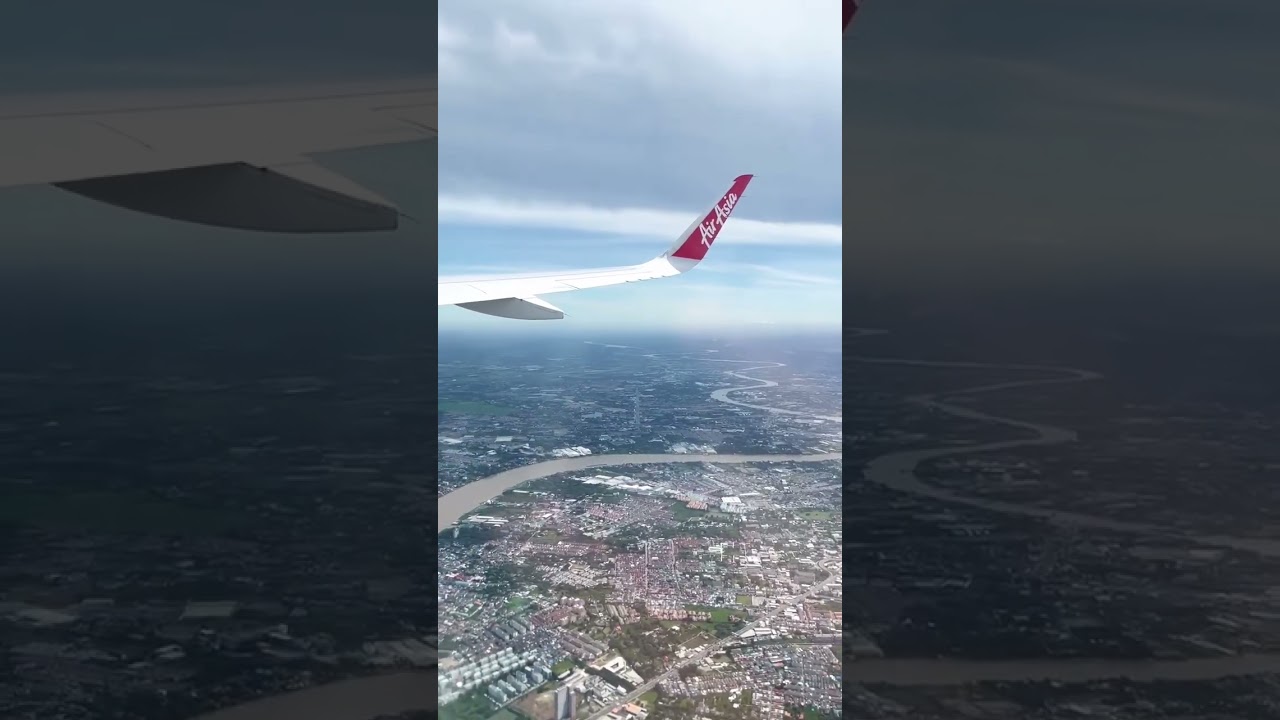 Aerial View of Hanoi ✈️ #airasia