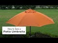 How to Sew a Patio Umbrella