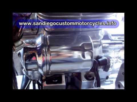 chopper motorcycle oil change