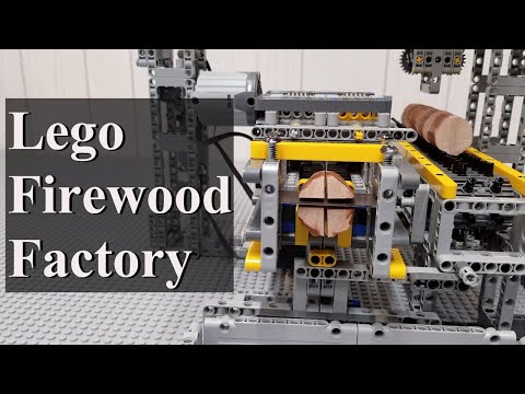 YouTuber Builds Miniature Working Lumber Mill Completely Out Of Legos