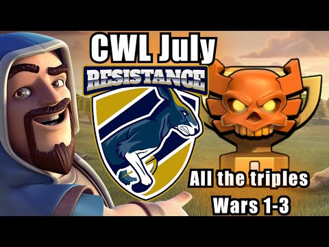 Resistance vs Grumpy old men and the first 3 wars of the July CWL