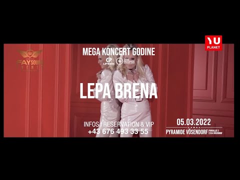 YU MAGAZIN - Najava★Lepa Brena & Saša Kovačević & Aleksandra Mladenović Pyramide Vösendorf 5.3.2022★