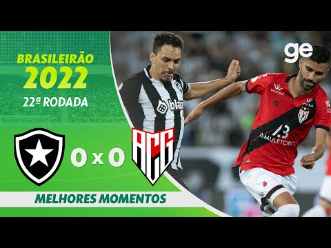 Gols e lances de Botafogo x Atlético-GO
