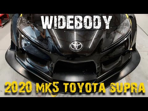 2020 Toyota Supra gets a HKS widebody kit *PART 1*