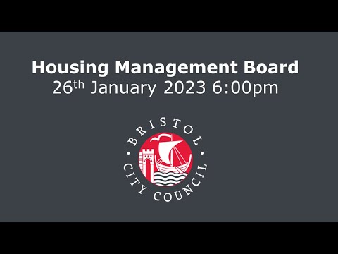 Housing Management Board - Thursday, 26th January, 2023 6.00 pm