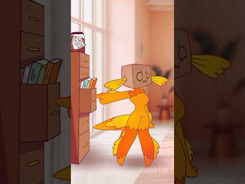 Orla uses her head 😆💛.. #orlagoldfish #someonefishy