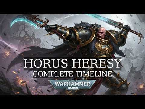 The COMPLETE Horus Heresy Timeline | WARHAMMER 40K LORE To Sleep To