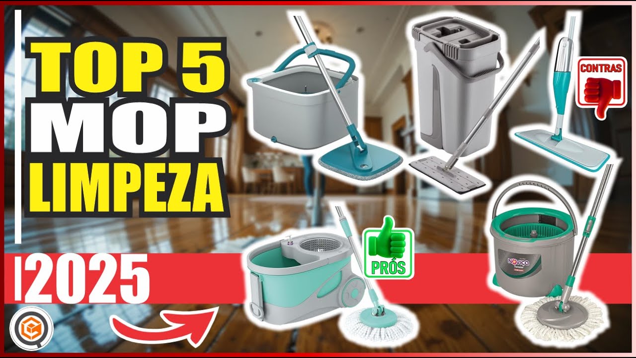 Qual é o MELHOR MOP PARA LIMPEZA CUSTO-BENEFÍCIO em 2025?