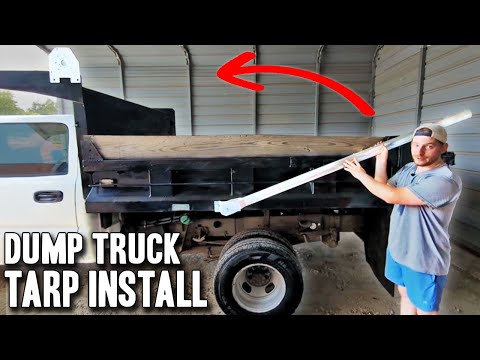Dump Truck Tarp System Install | Manual Tarp Kit from Carolina Tarps