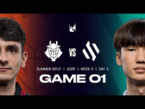 G2 v BDS | 2025 LEC Summer | Week 3 Day 3 | G2 Esports vs. Team BDS Game 1