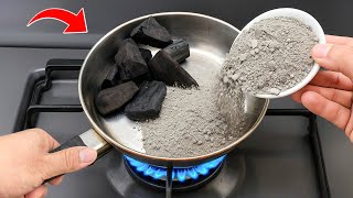 煮水泥和木炭！ 数百万人不知道的秘密配方！