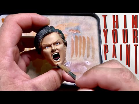 HOW to THIN your paints using a wet palette