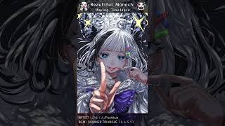 Beautiful Monochi 女の子 イラスト 描き方【Timelapse】 #shorts
