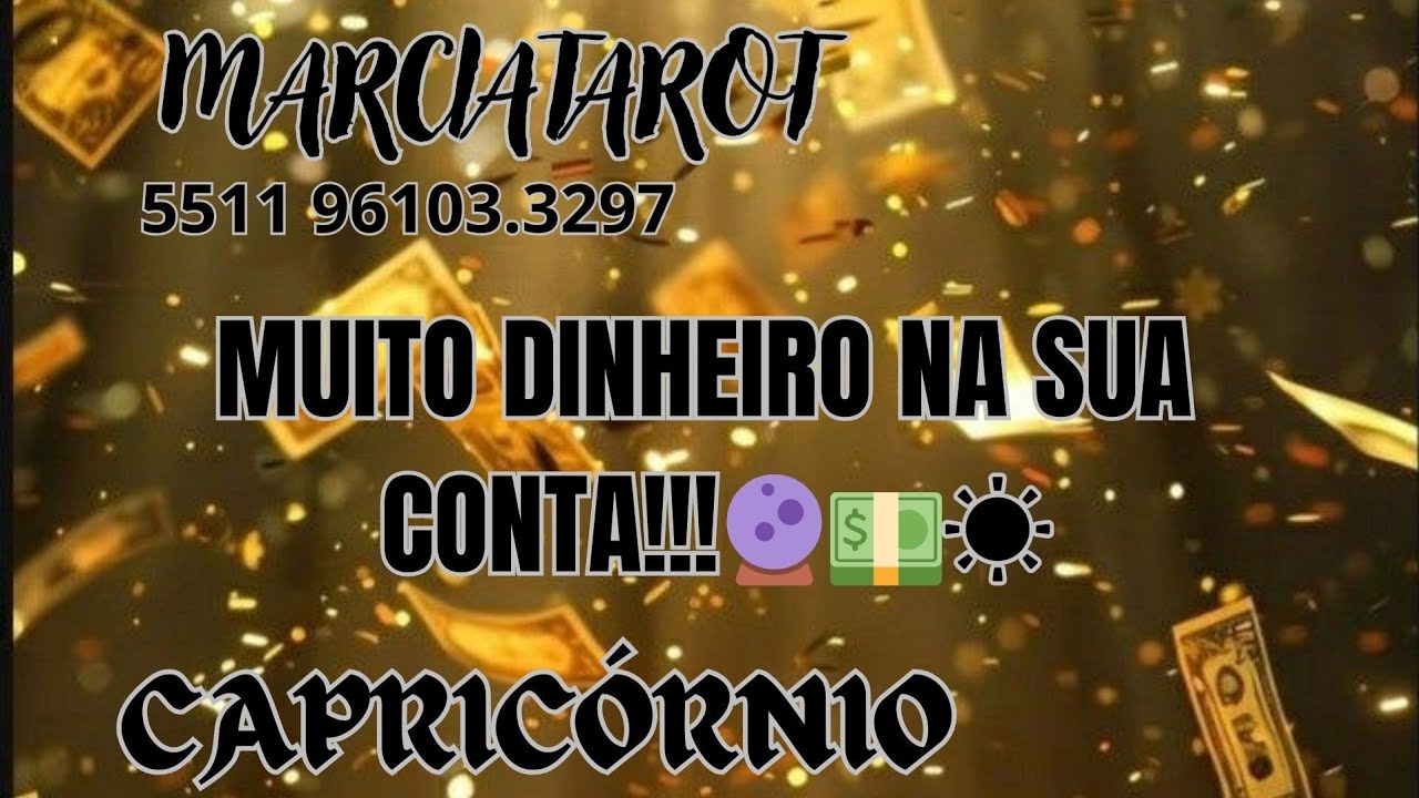 CAPRICÓRNIO ☀️ SE PREPARE!!!🔮 VOCÊ VAI GANHAR MUITO DINHEIRO!!!✨💵