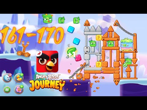 NEW GAME 2022 - ANGRY BIRDS JOURNEY | Chapter 2 Crystal Clouds (Level 161-170)