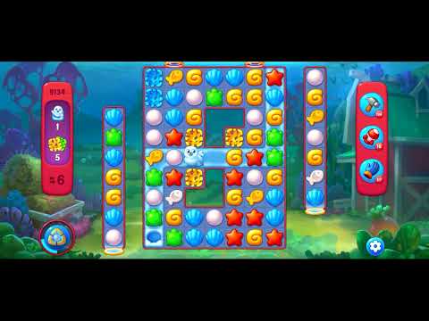 Fishdom Hard level 9134 no boosters フィッシュダム